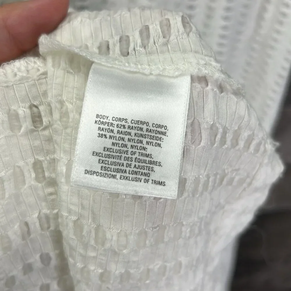 Anthropologie Swim Lilka Cloud Maxi Coverup Eyelet - Picture 10 of 11